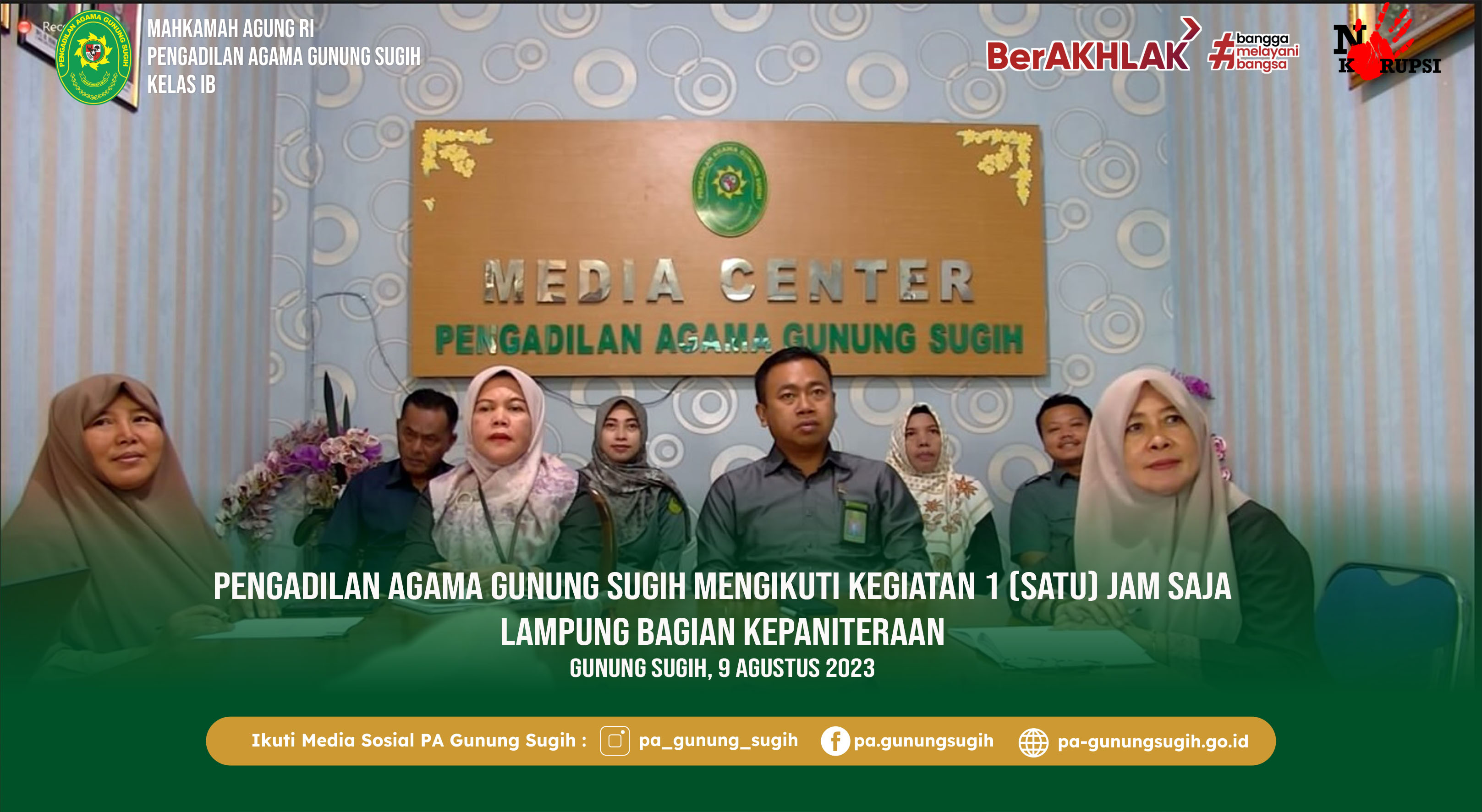 1 jam saja